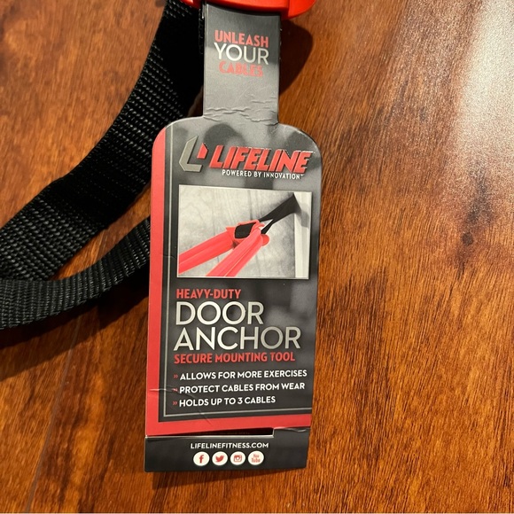 Lifeline Heavy Duty Door Anchor black and red - Picture 2 of 9
